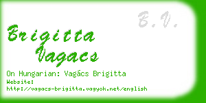brigitta vagacs business card
